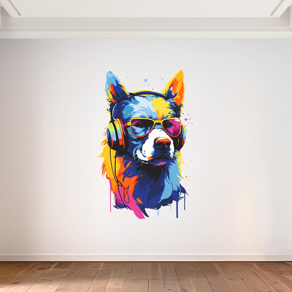 Master DJ Dog - Murals by Numbers Kit