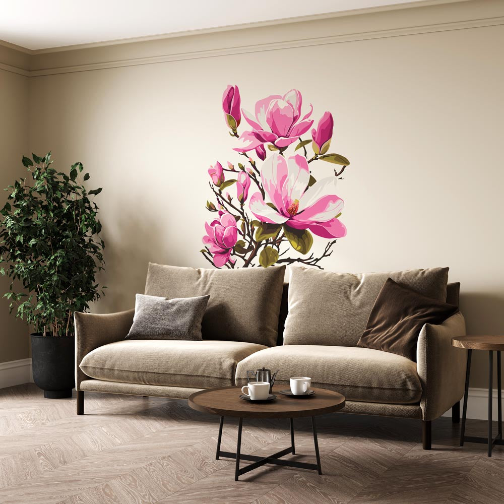 Blooming Tree Branch - Murals by Numbers Kit