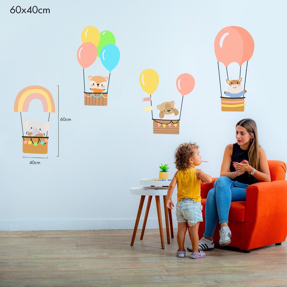 A Balloon Ride with Friends - Murals by Numbers Kit