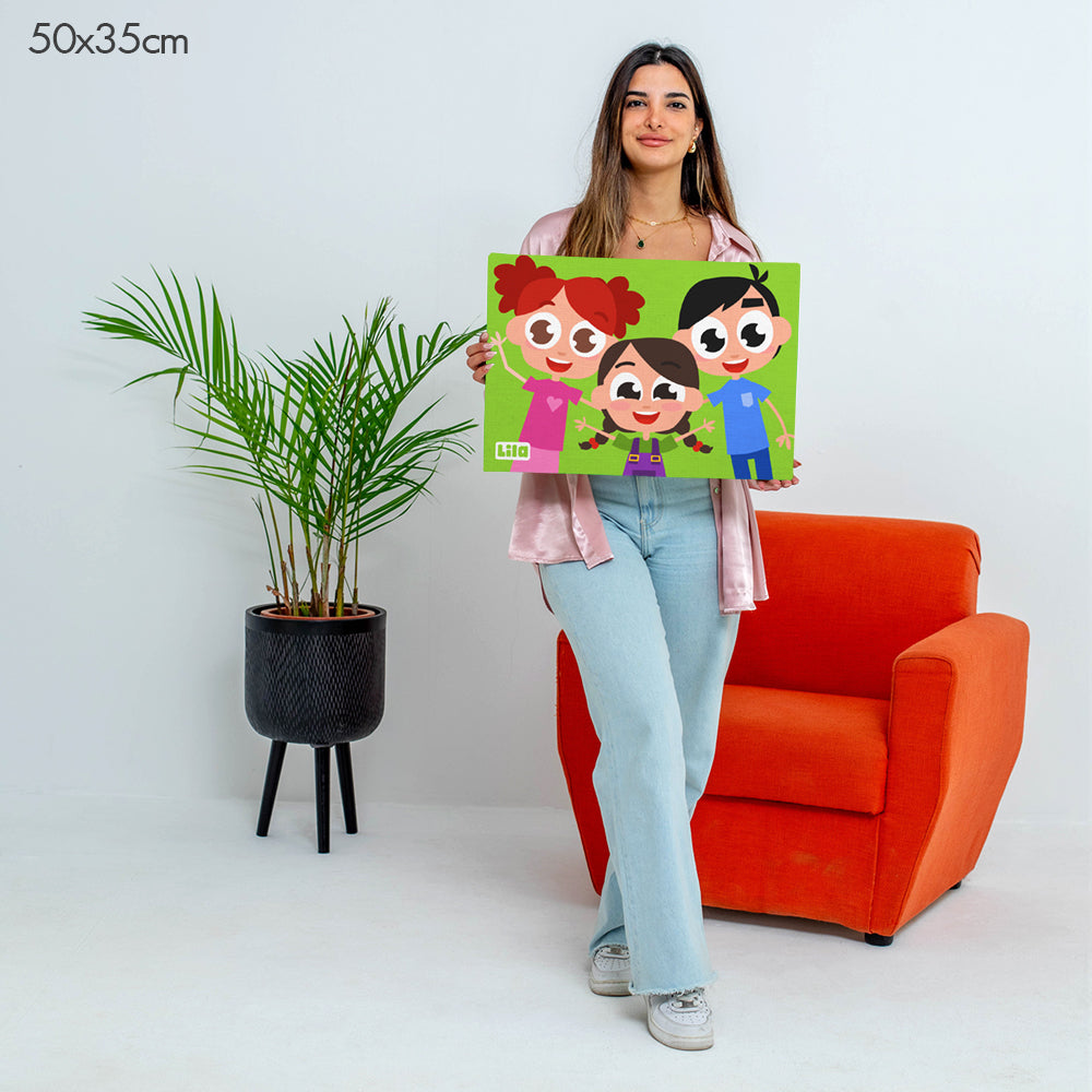 Yara, Sami & Nour - Lila TV Exclusive Collection Paint By Numbers Kit