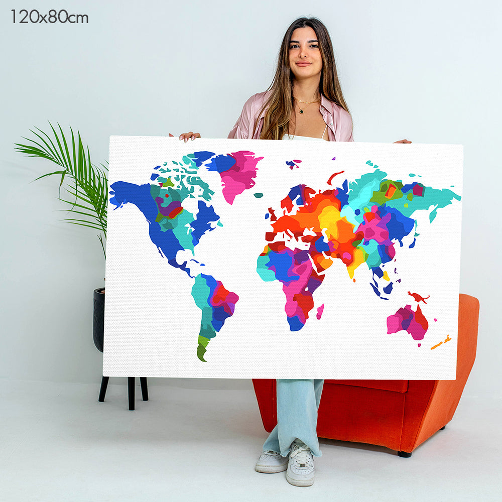 A World of Colors - Paint By Numbers Kit