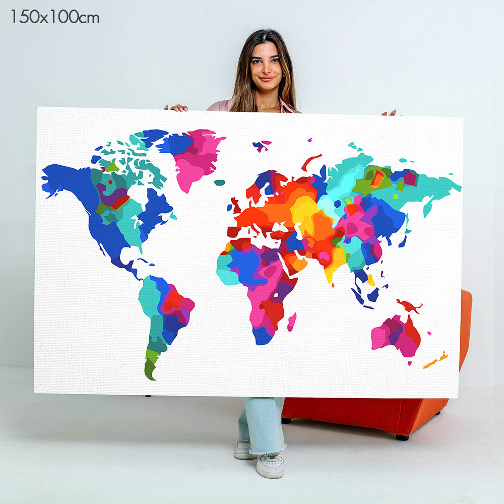 A World of Colors - Paint By Numbers Kit