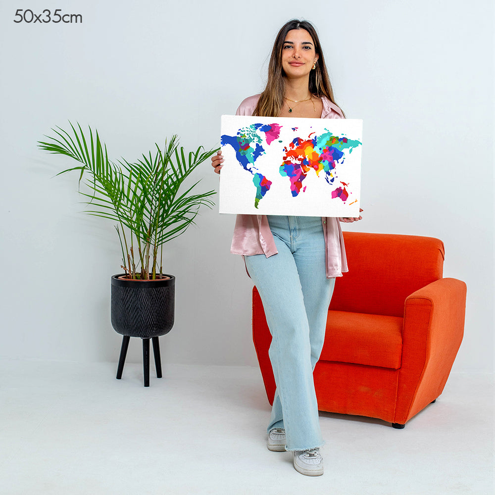 A World of Colors - Paint By Numbers Kit