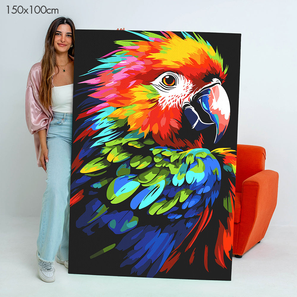 Exotic Parrot - Paint By Numbers Kit