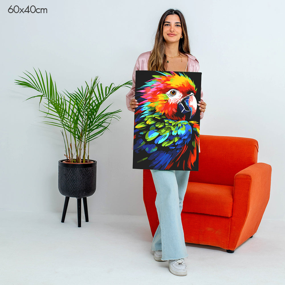 Exotic Parrot - Paint By Numbers Kit