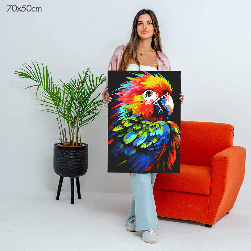 Exotic Parrot - Paint By Numbers Kit