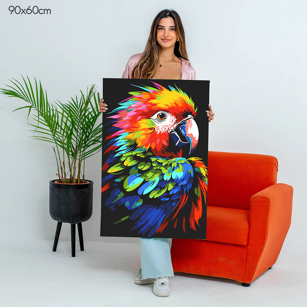 Exotic Parrot - Paint By Numbers Kit