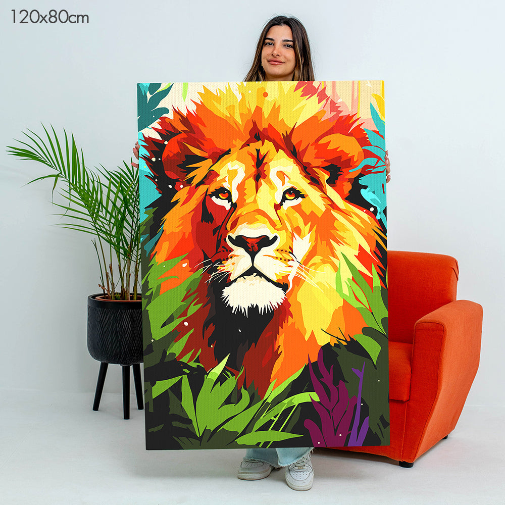 King of the Jungle - Paint By Numbers Kit
