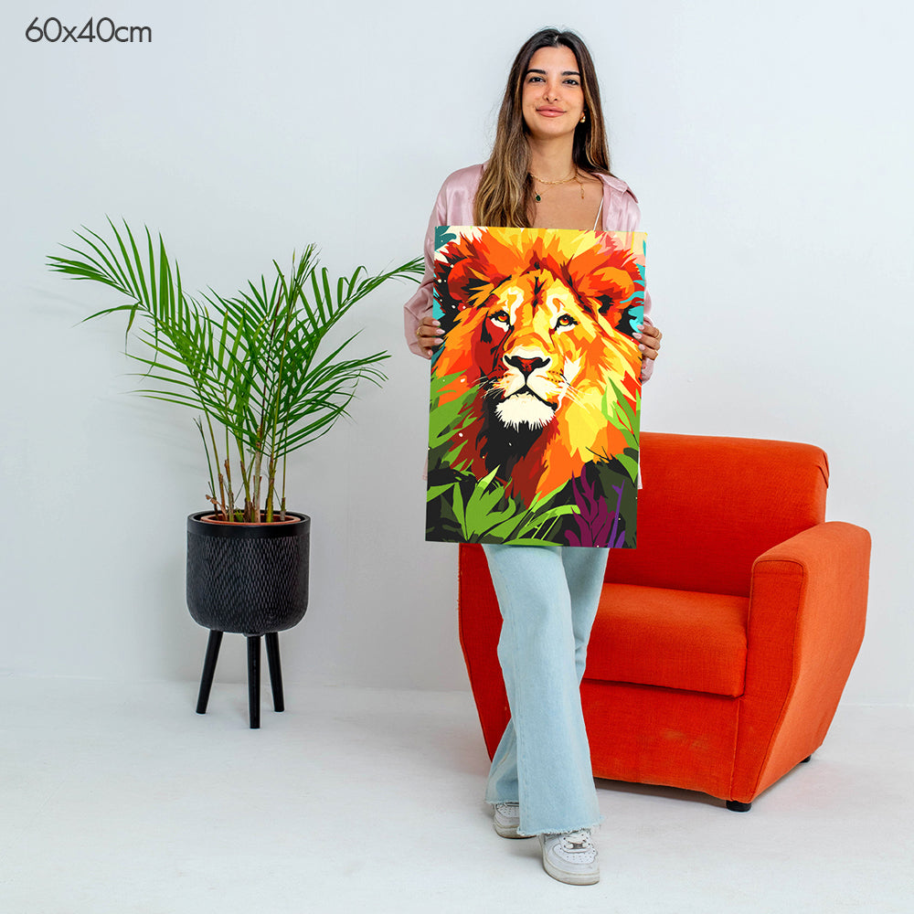 King of the Jungle - Paint By Numbers Kit