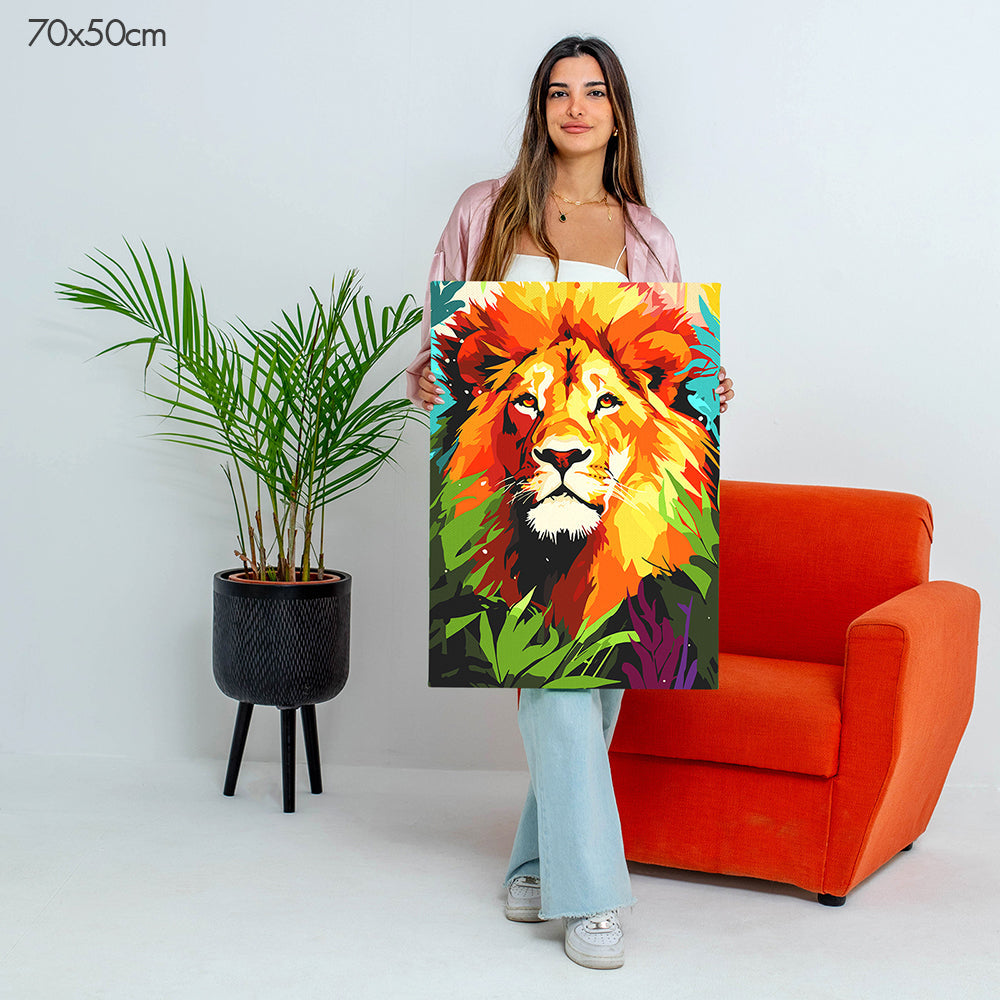 King of the Jungle - Paint By Numbers Kit
