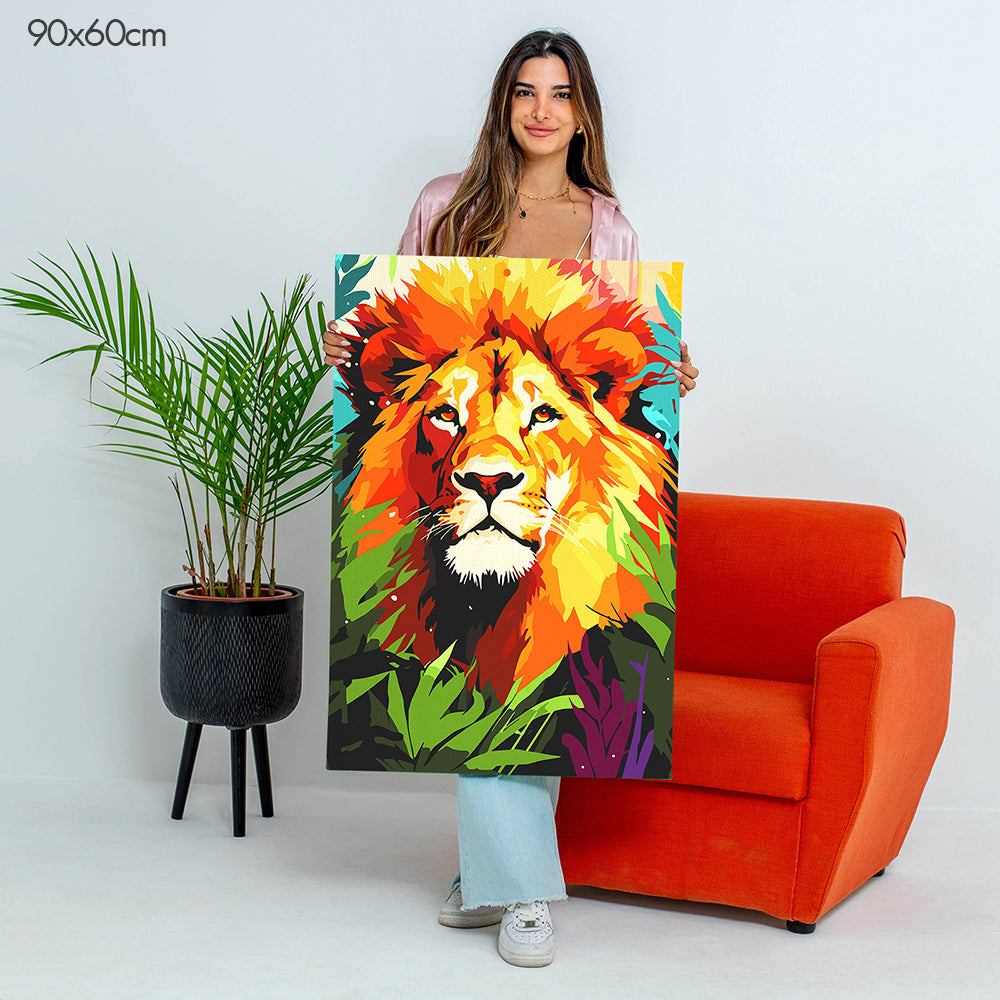 King of the Jungle - Paint By Numbers Kit