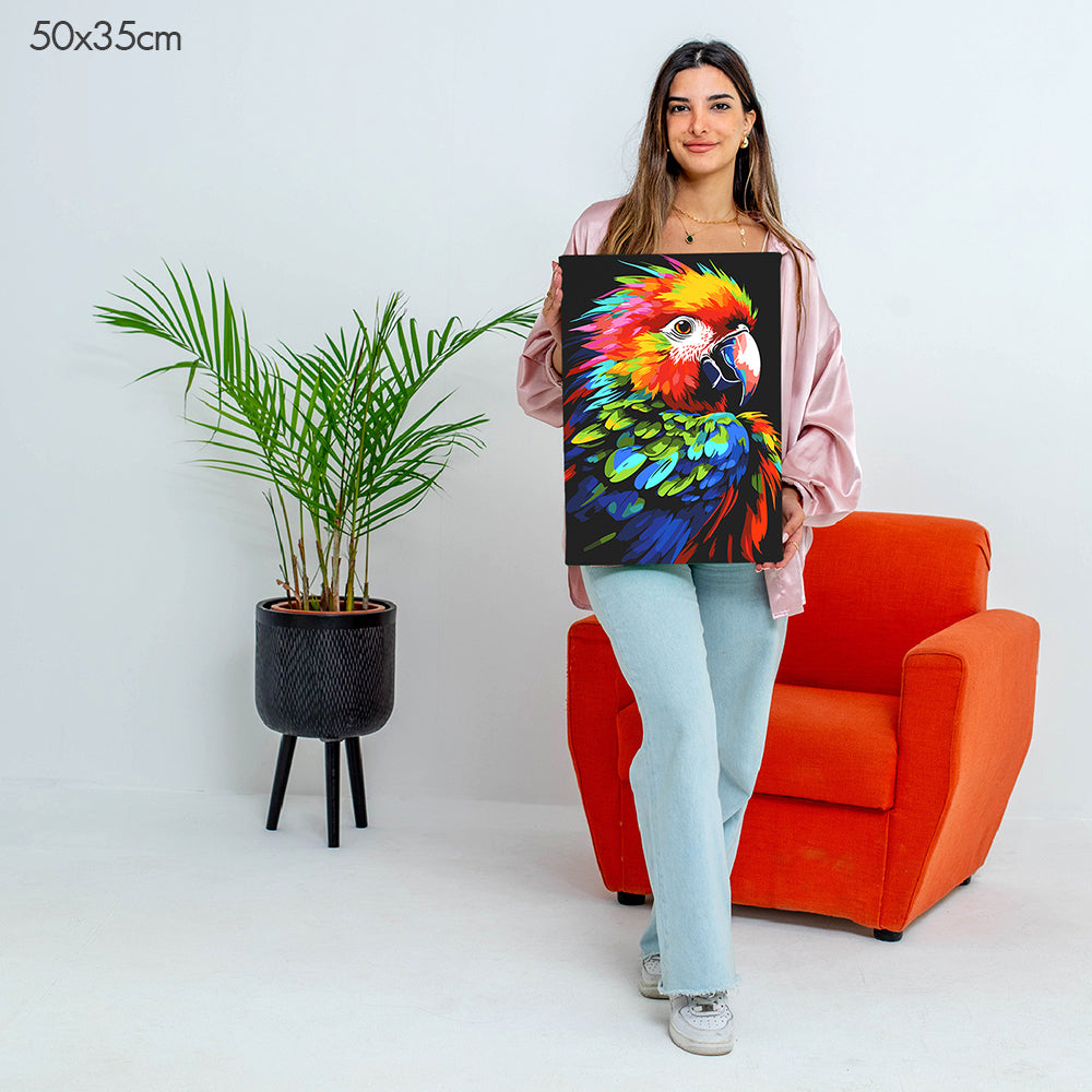 Exotic Parrot - Paint By Numbers Kit