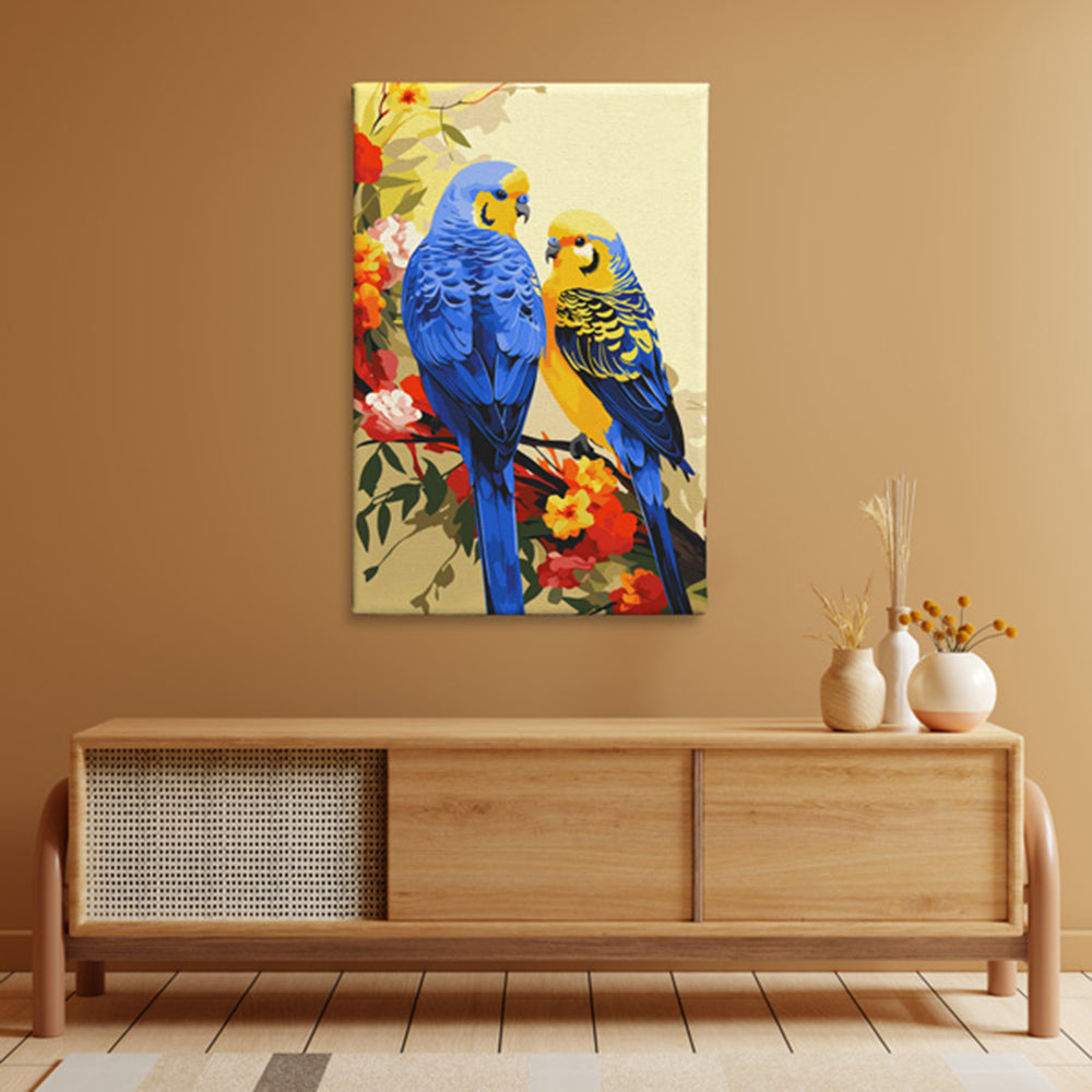 Blooming Branch Birdies - Paint By Numbers Kit