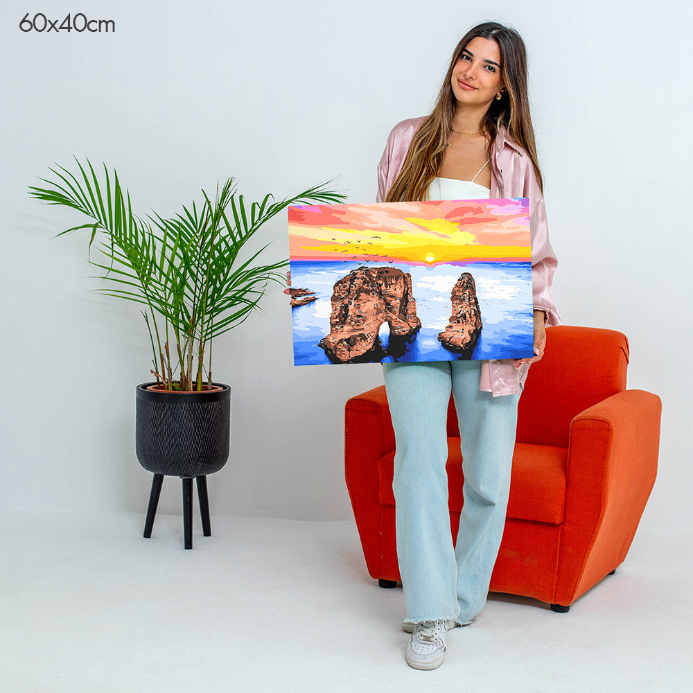 Raouche Rock of Beirut - Paint By Numbers Kit