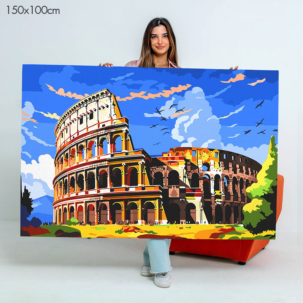 Colosseum of Rome - Paint By Numbers Kit