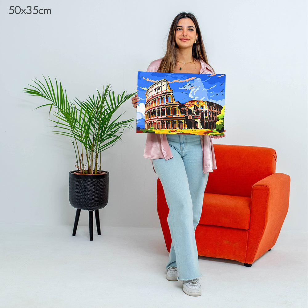 Colosseum of Rome - Paint By Numbers Kit