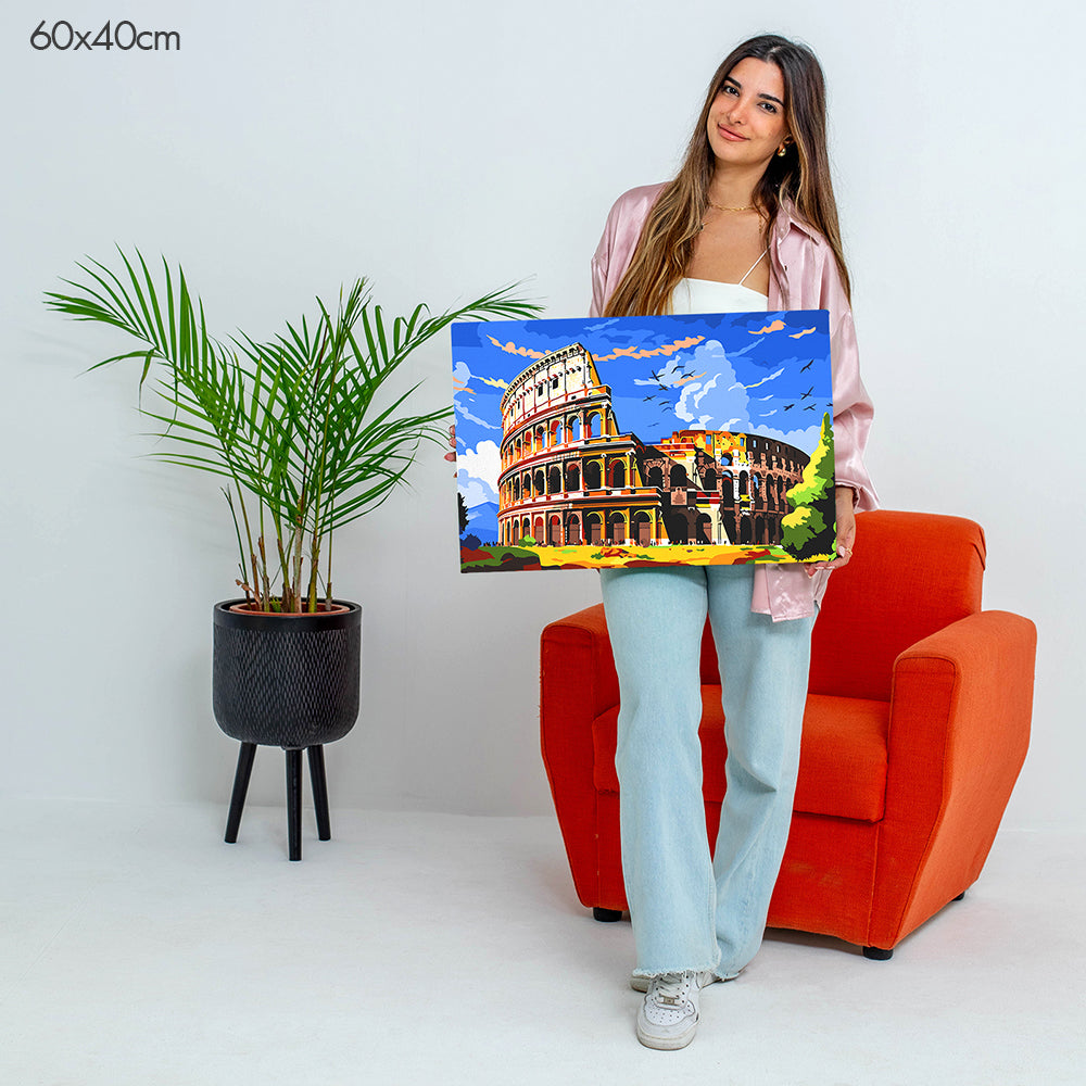 Colosseum of Rome - Paint By Numbers Kit
