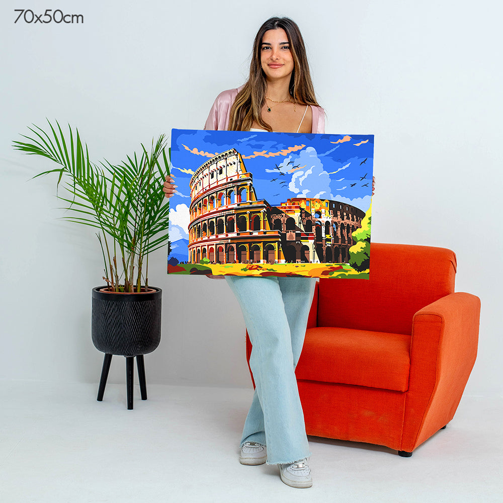 Colosseum of Rome - Paint By Numbers Kit