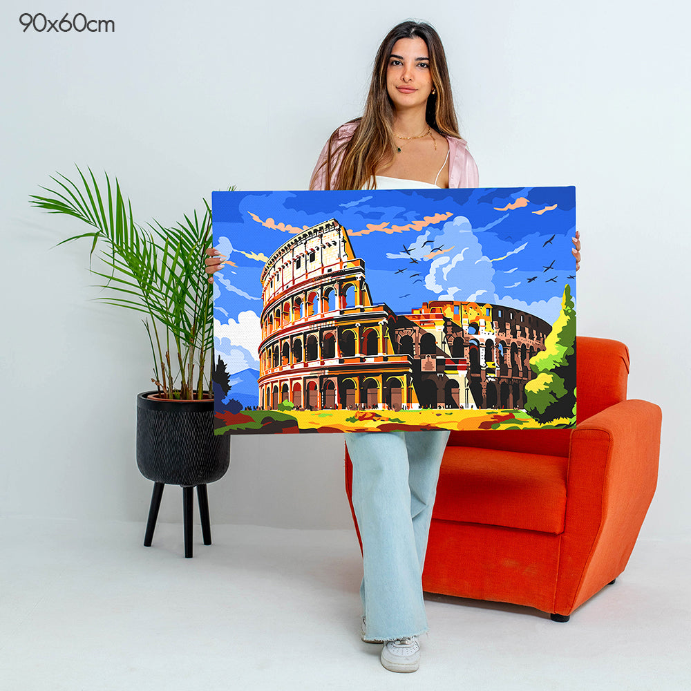 Colosseum of Rome - Paint By Numbers Kit