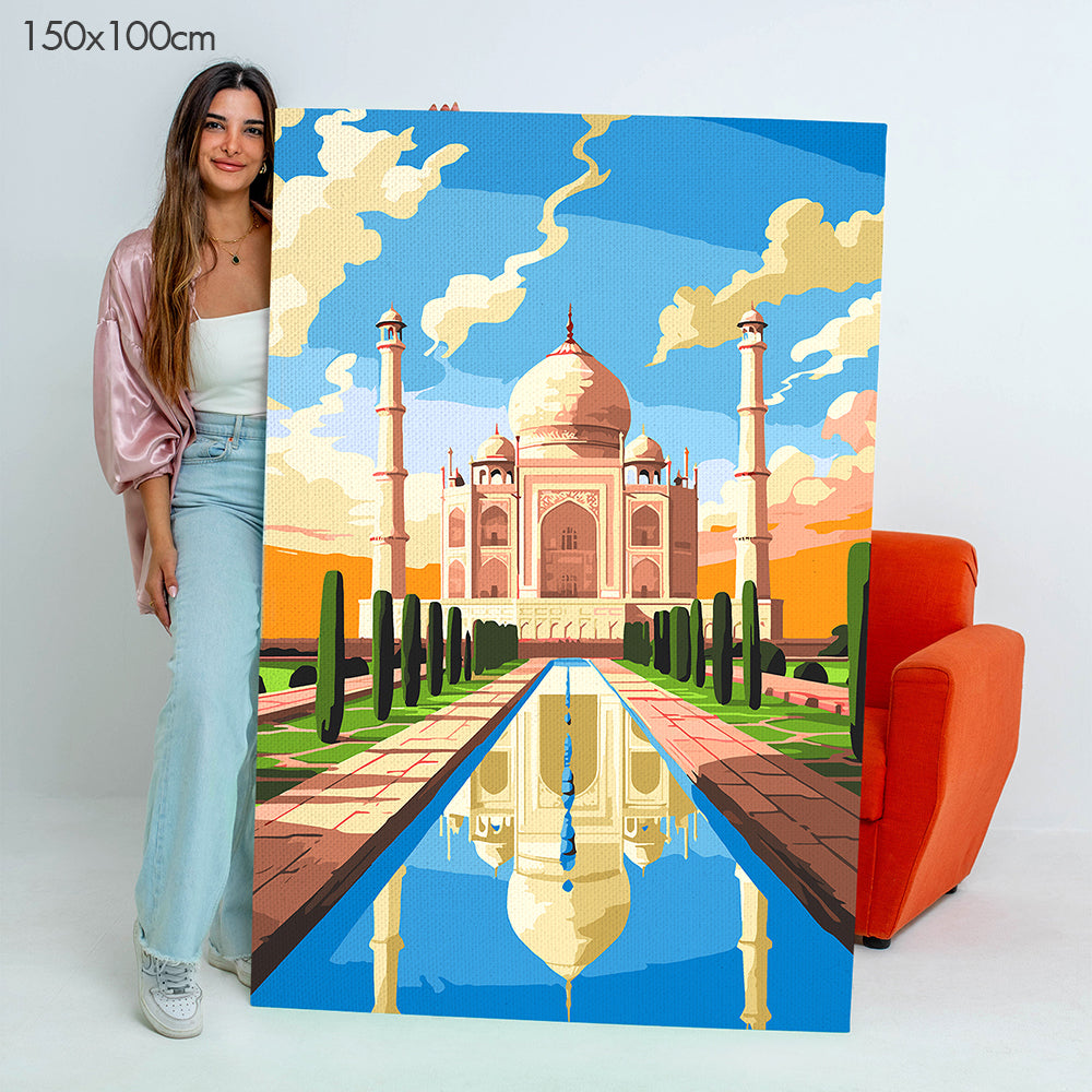 Taj Mahal - Paint By Numbers Kit