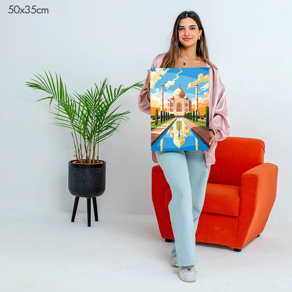 Taj Mahal - Paint By Numbers Kit