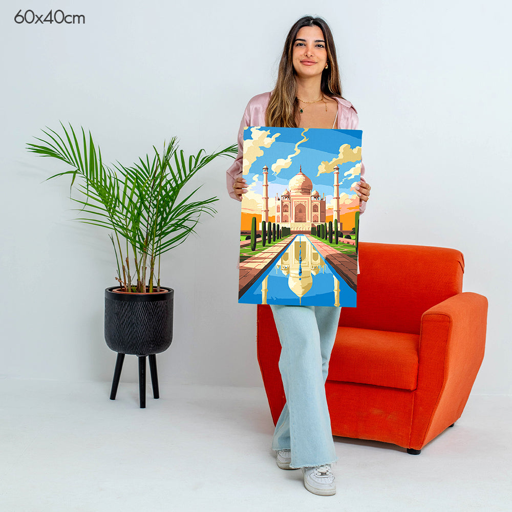 Taj Mahal - Paint By Numbers Kit