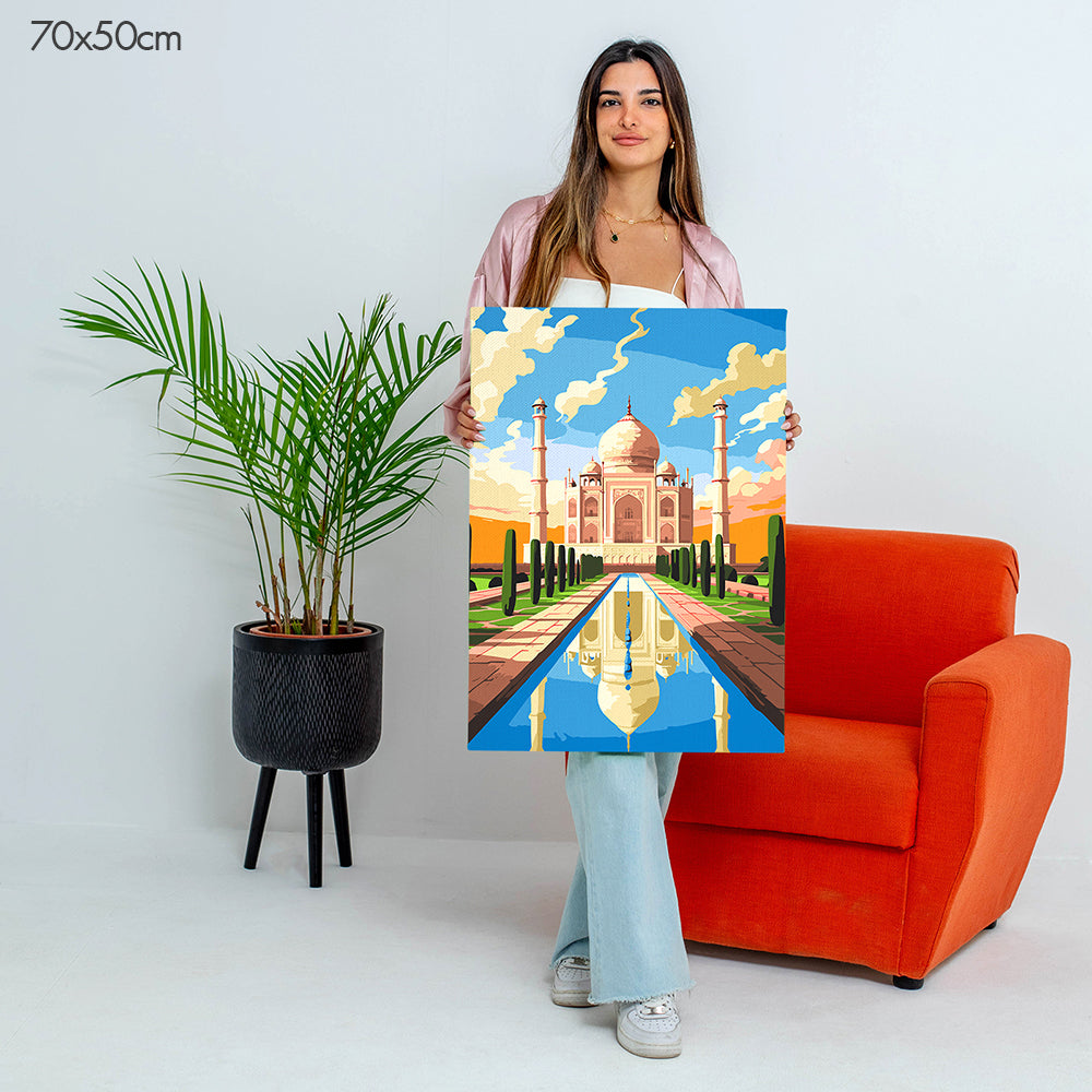 Taj Mahal - Paint By Numbers Kit