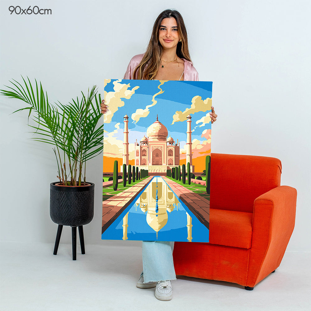 Taj Mahal - Paint By Numbers Kit