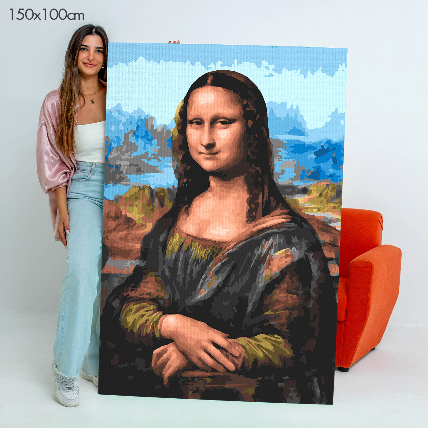 الموناليزا لليوناردو دافنشي - مجموعة الرسم حسب الأرقام
