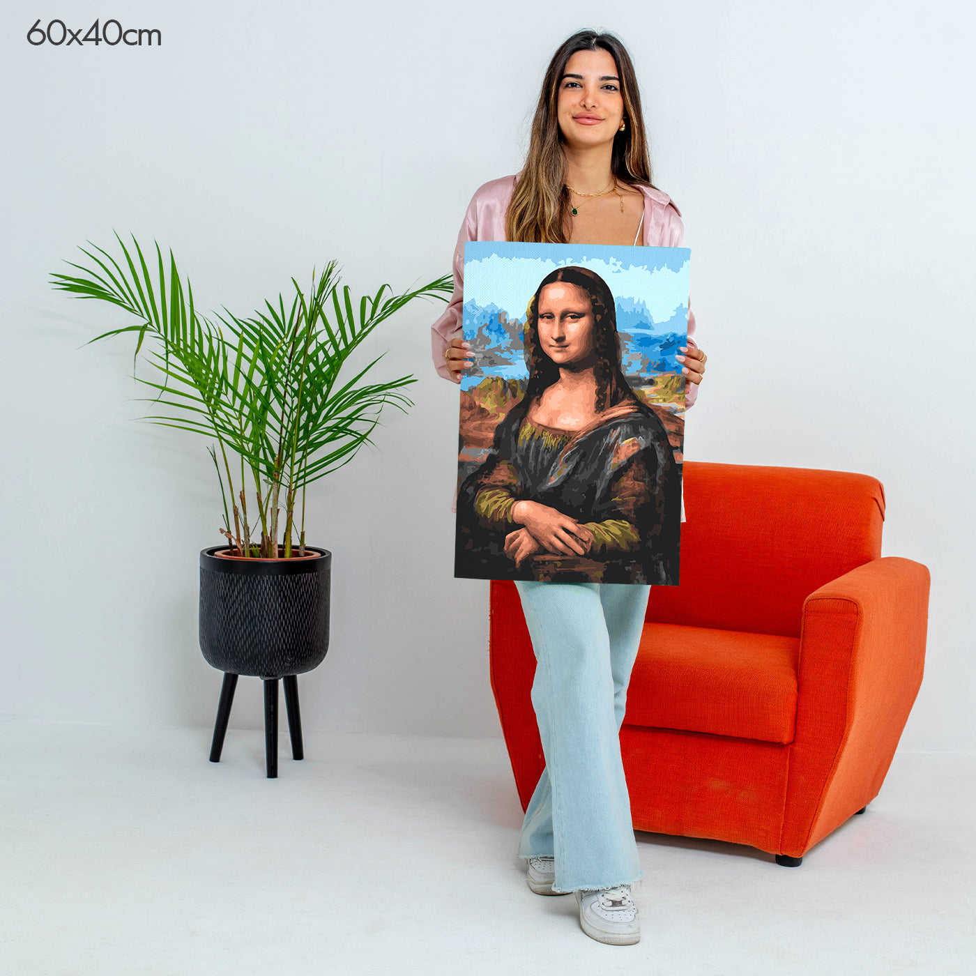 الموناليزا لليوناردو دافنشي - مجموعة الرسم حسب الأرقام
