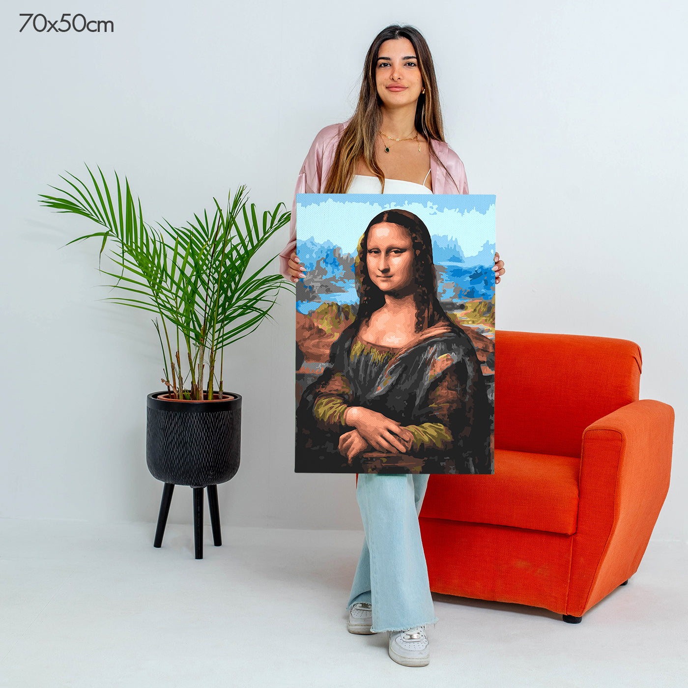 الموناليزا لليوناردو دافنشي - مجموعة الرسم حسب الأرقام