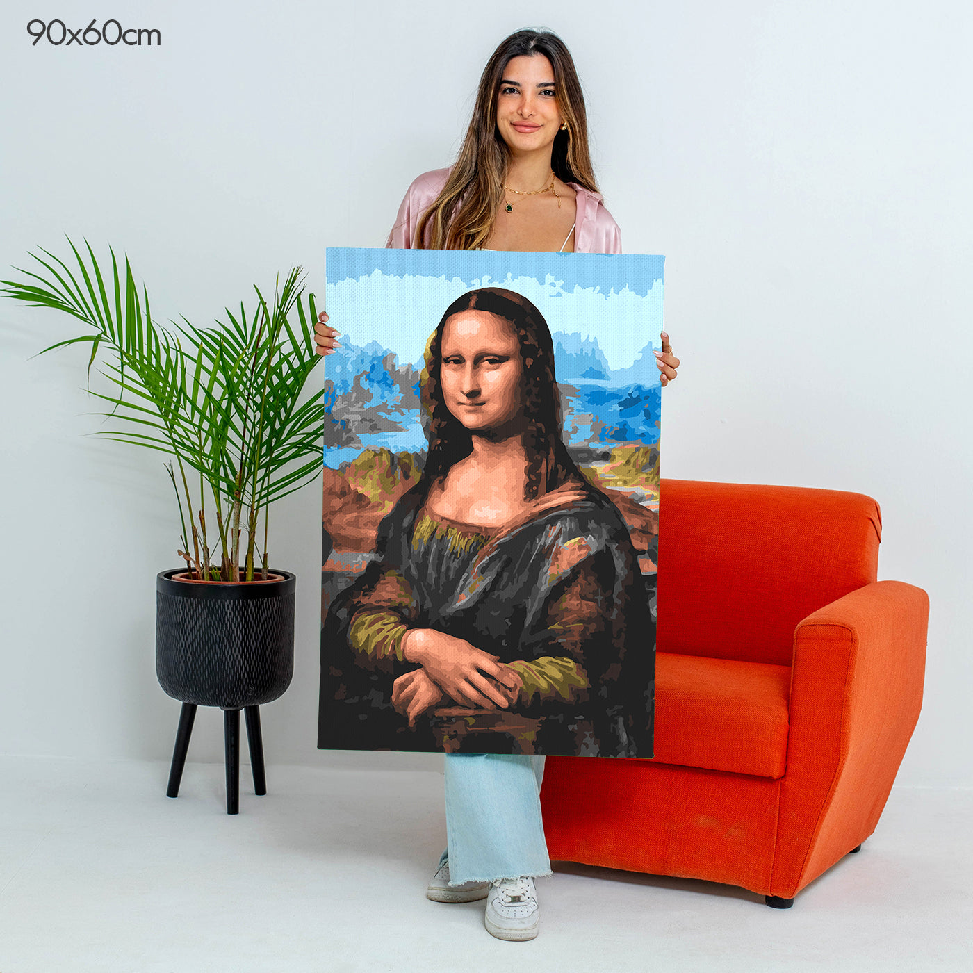 الموناليزا لليوناردو دافنشي - مجموعة الرسم حسب الأرقام