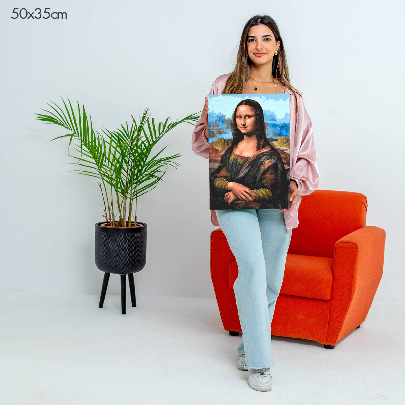 الموناليزا لليوناردو دافنشي - مجموعة الرسم حسب الأرقام