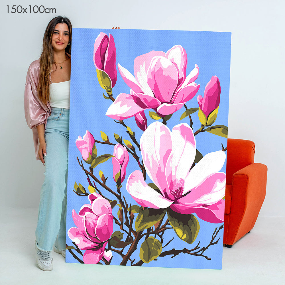 Blooming Tree Branch - Paint By Numbers Kit