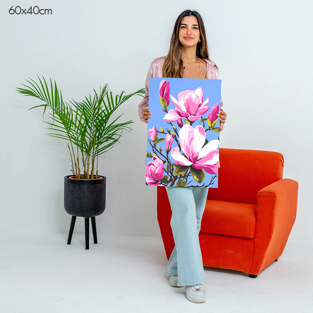 Blooming Tree Branch - Paint By Numbers Kit