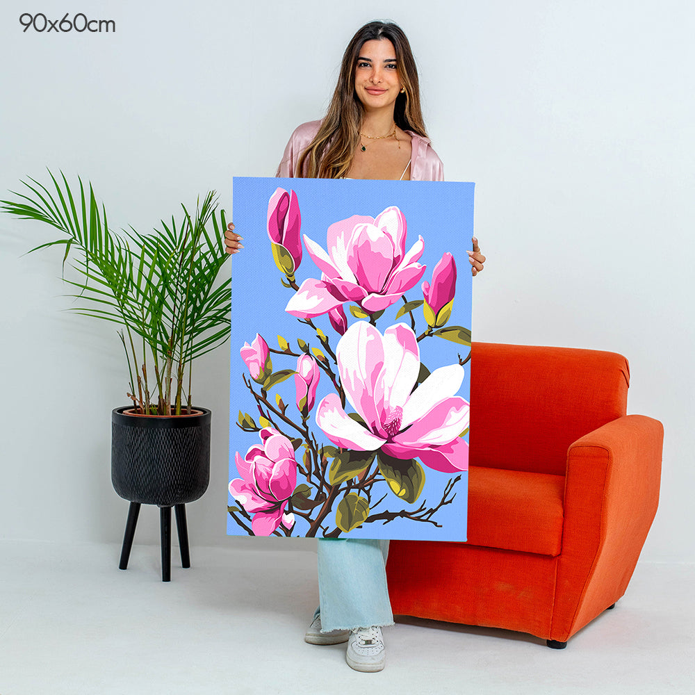 Blooming Tree Branch - Paint By Numbers Kit