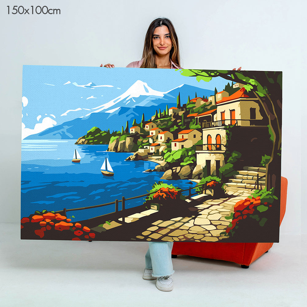 Lakeside Village - Paint By Numbers Kit