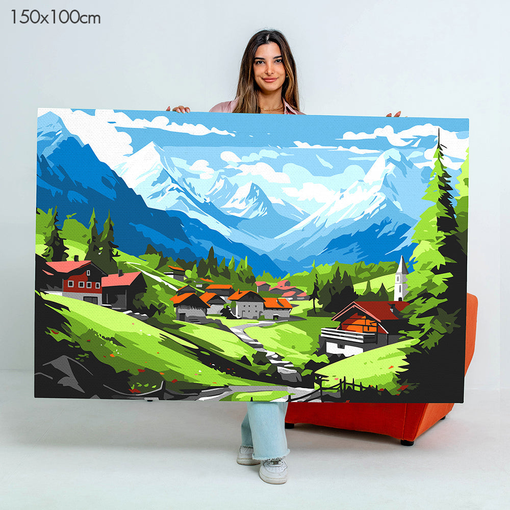 Alpine Serenity - Paint By Numbers Kit