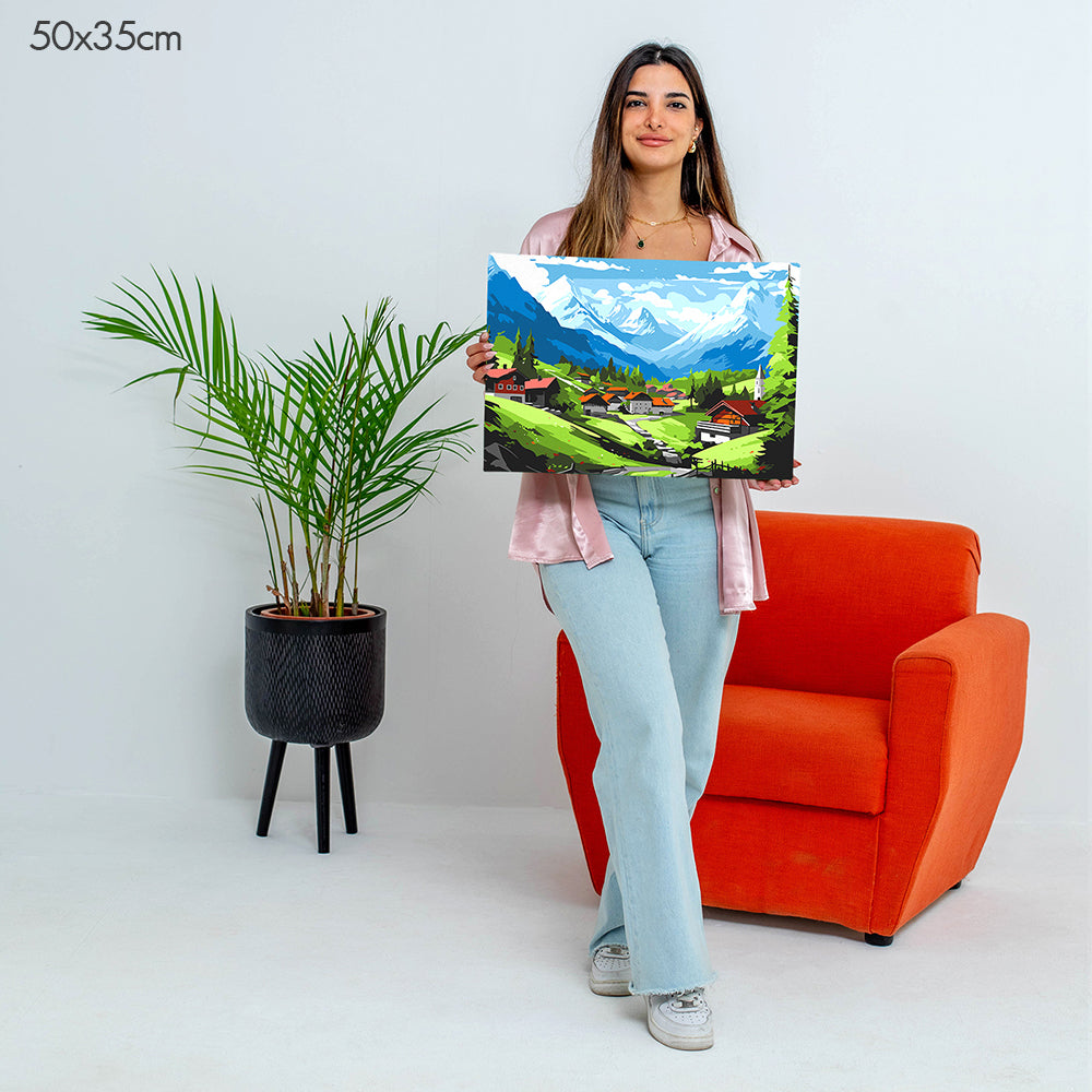 Alpine Serenity - Paint By Numbers Kit