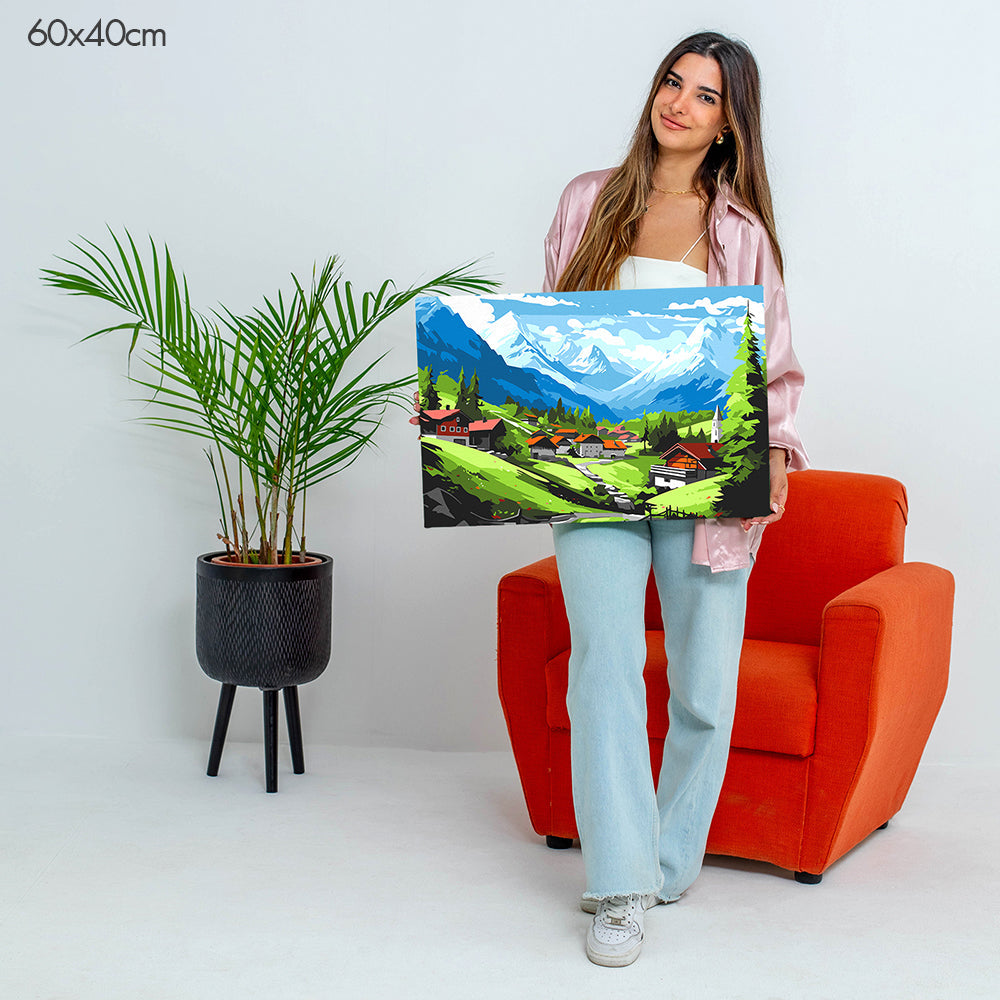 Alpine Serenity - Paint By Numbers Kit
