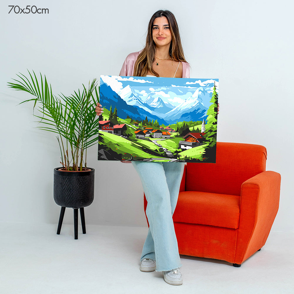 Alpine Serenity - Paint By Numbers Kit