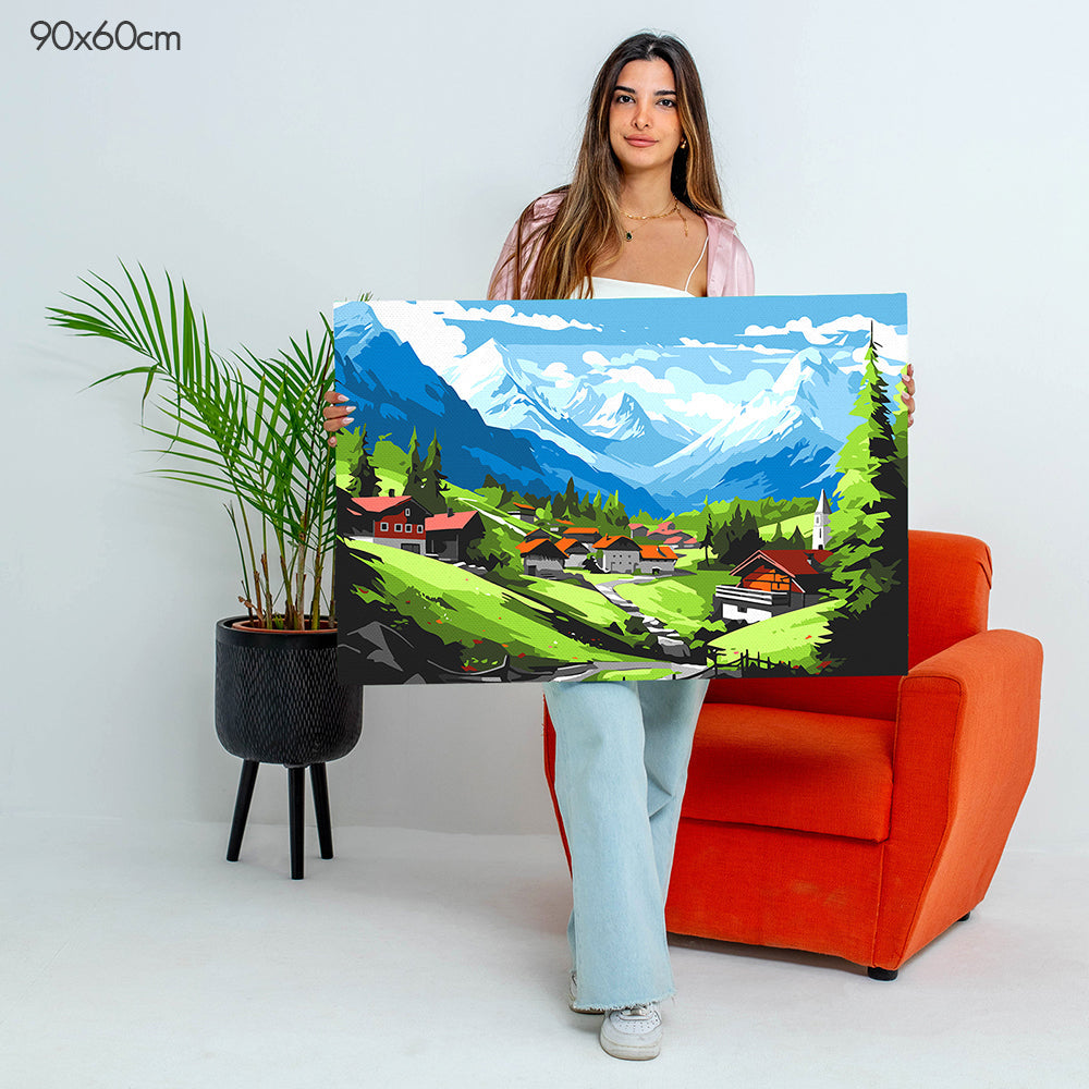 Alpine Serenity - Paint By Numbers Kit