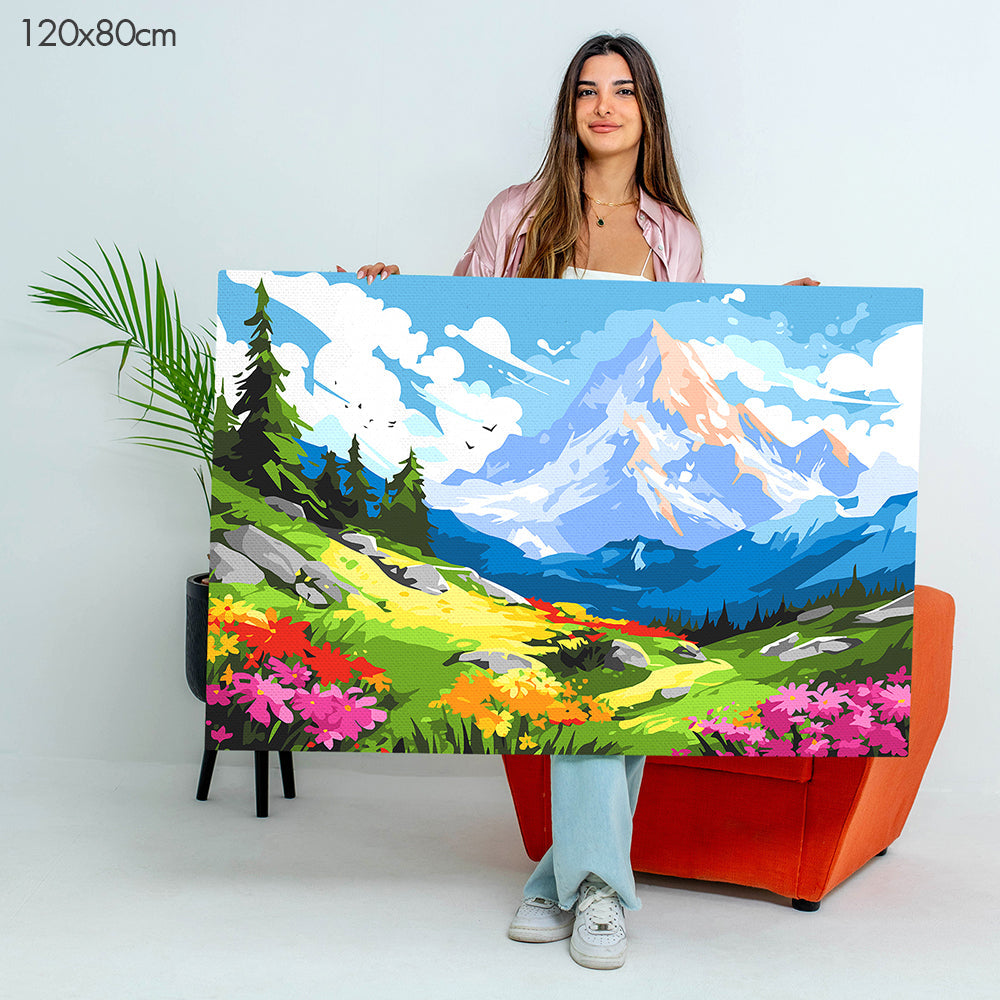 Alpine Masterpiece - Paint By Numbers Kit