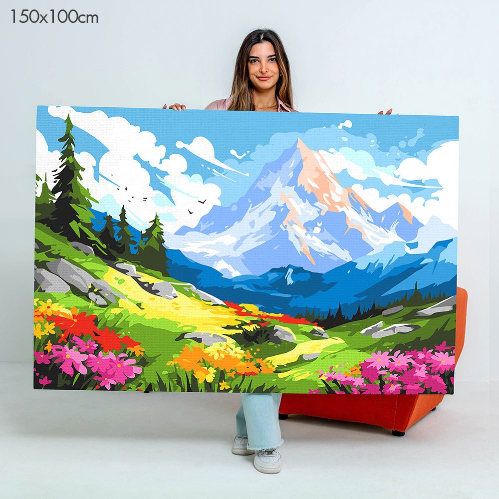 Alpine Masterpiece - Paint By Numbers Kit