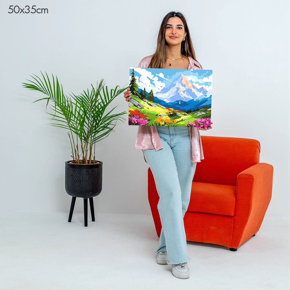 Alpine Masterpiece - Paint By Numbers Kit