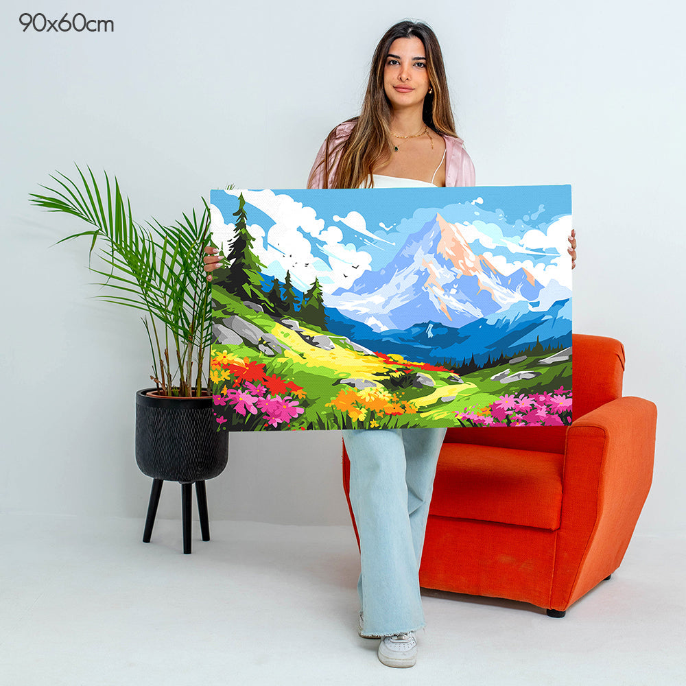 Alpine Masterpiece - Paint By Numbers Kit