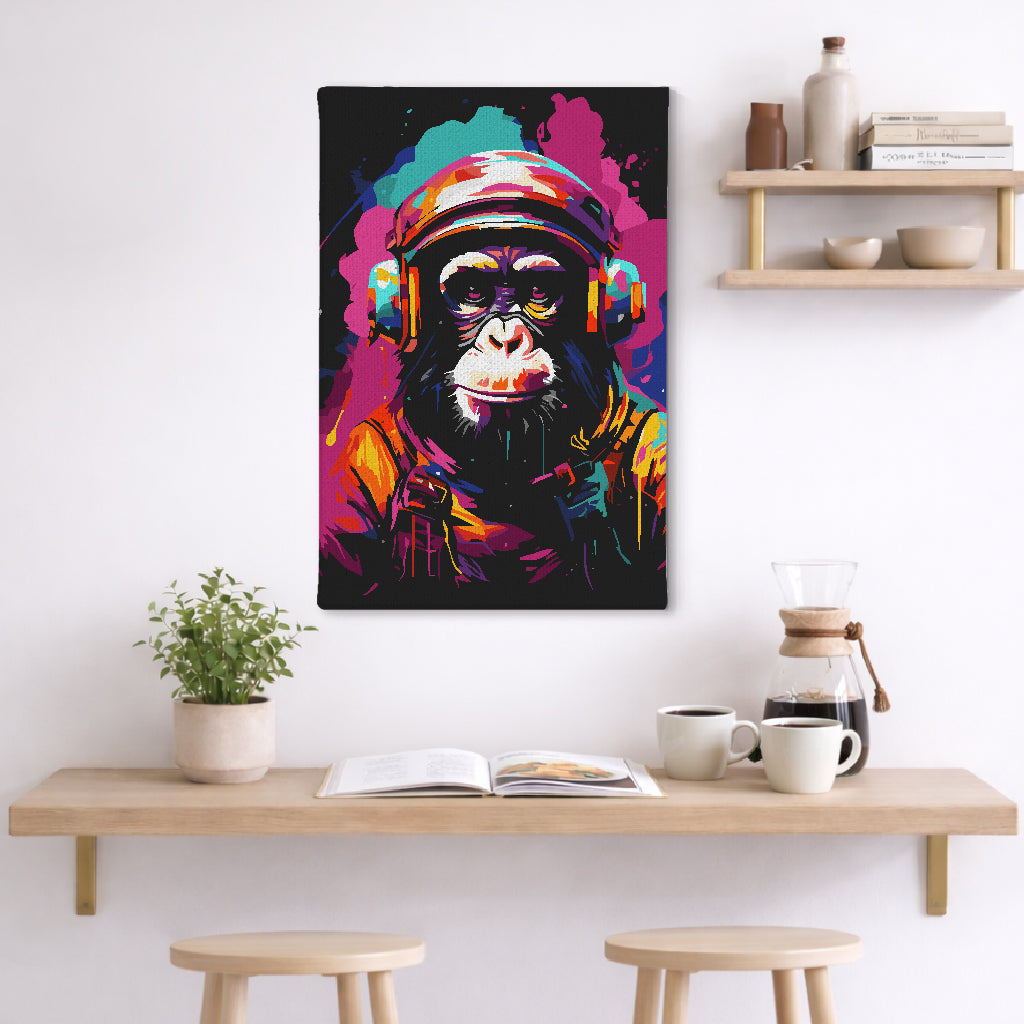 Melodic Monkey - Paint By Numbers Kit