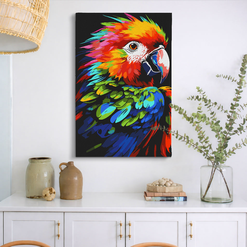 Exotic Parrot - Paint By Numbers Kit