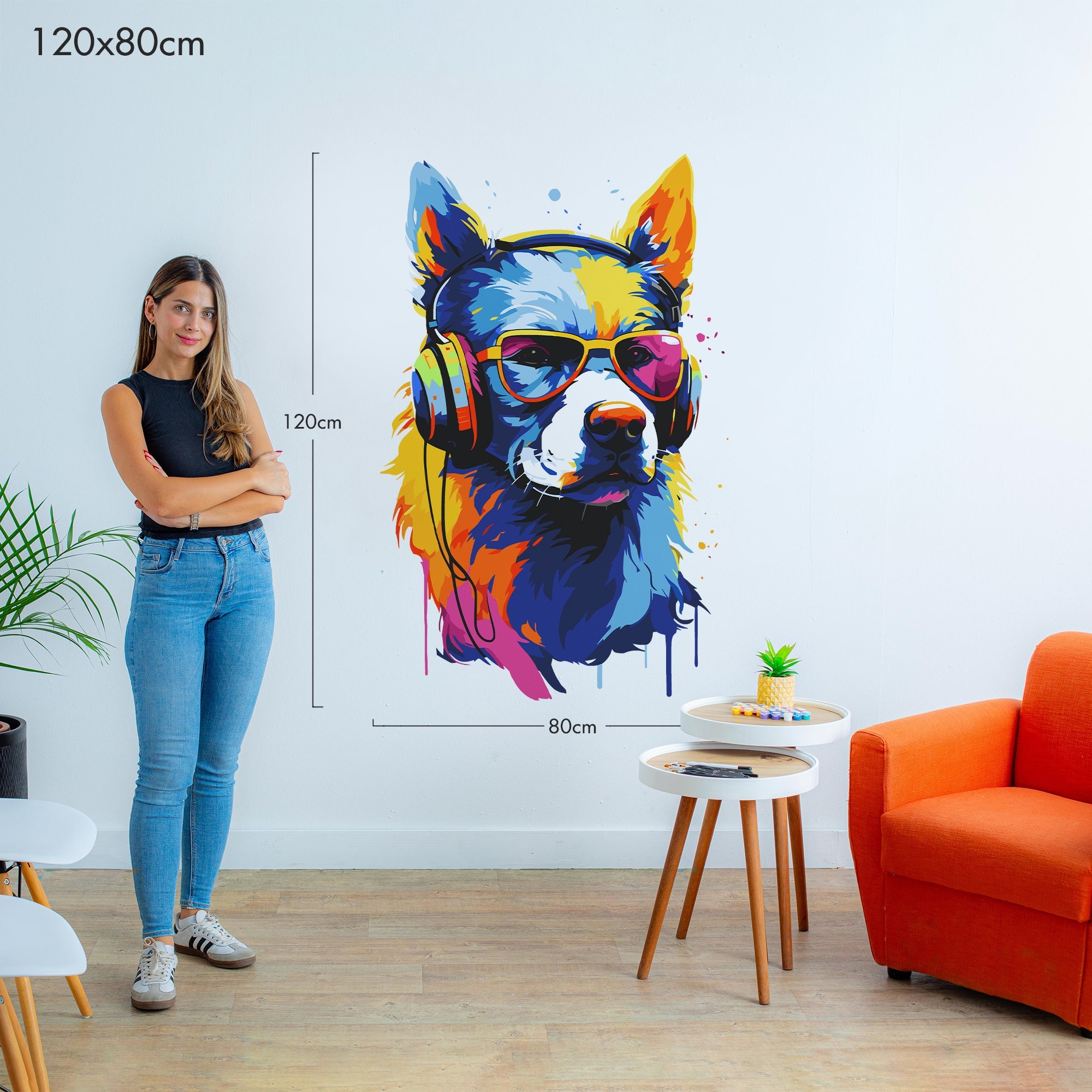 Master DJ Dog - Murals by Numbers Kit