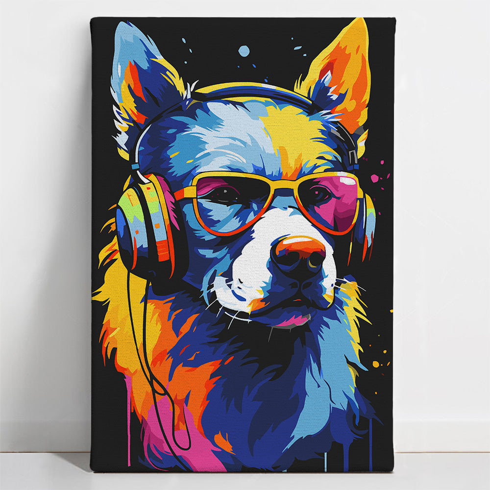 Master DJ Dog - Paint By Numbers Kit